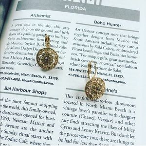 Gold Circle Earrings